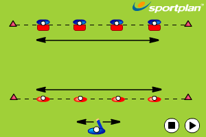 Shadow Run - Evading a player - Under 10 Drills - Rugby Toolbox